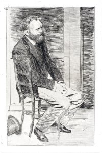 Degas - Manet Seated, Turned to the Right, 1958.12