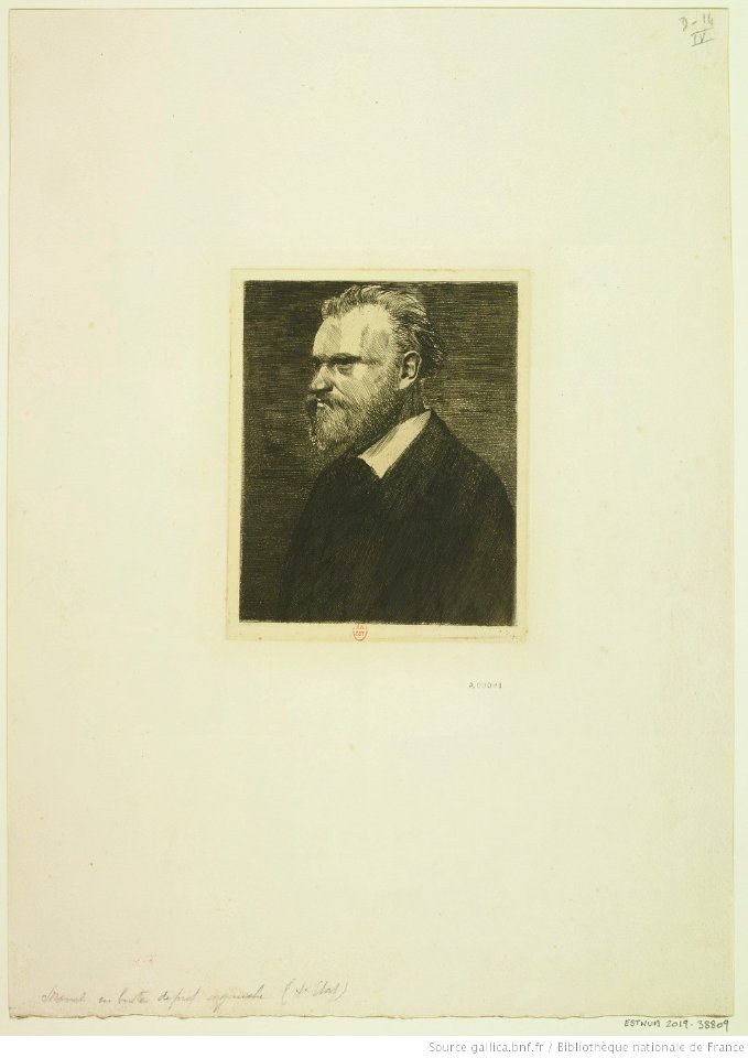 Degas - Manet en buste, 4e état, btv1b104620545