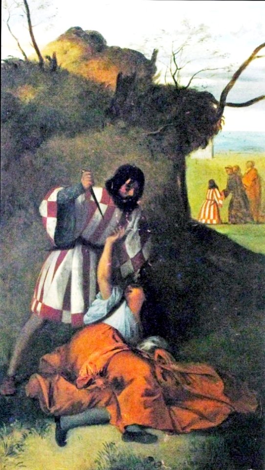 Degas - Saint-Antoine ressuscitant une femme tuée par son mari, Circa 1858