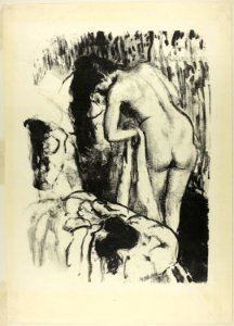 Degas - Nude Woman Standing, Drying Herself, 1962.81