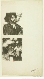 Degas - Marcellin Desboutin et Café-concert, 2e état, btv1b104620473