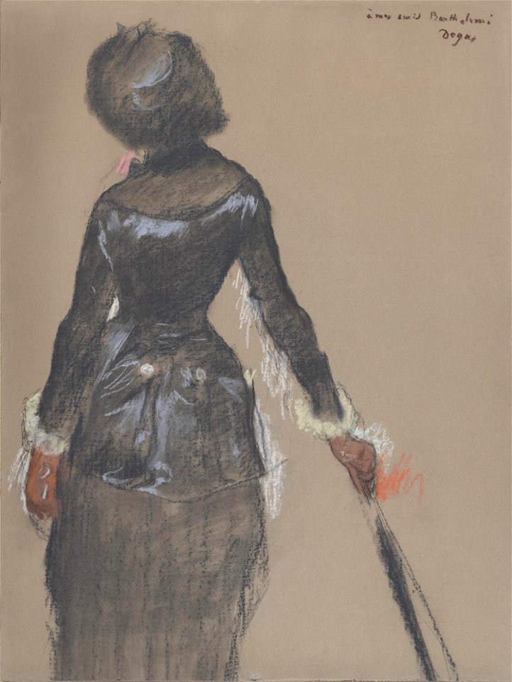 Degas - Mary Cassatt at the Louvre, c. 1879