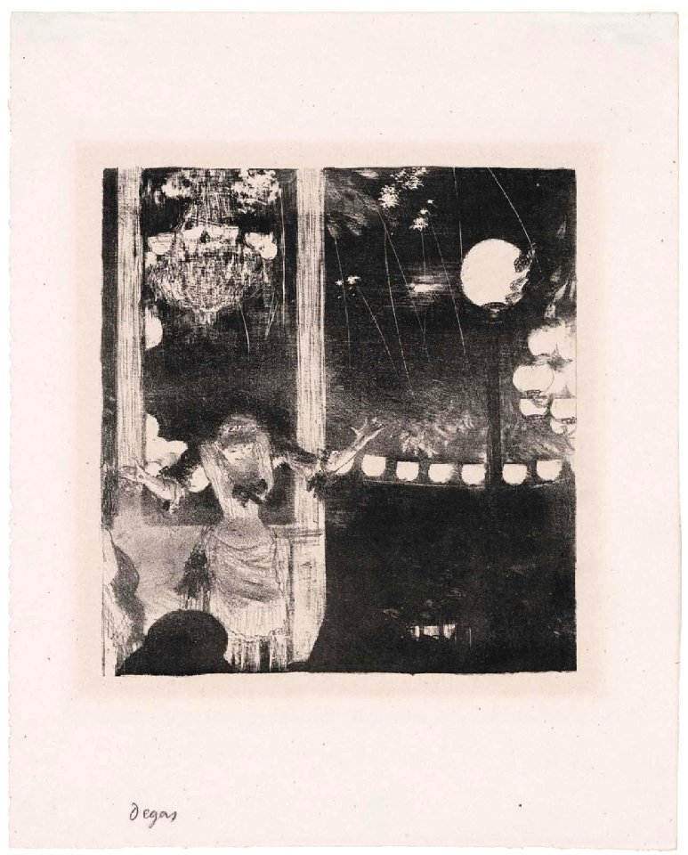 Degas - Mlle Bécat at the Café des Ambassadeurs, 60.258