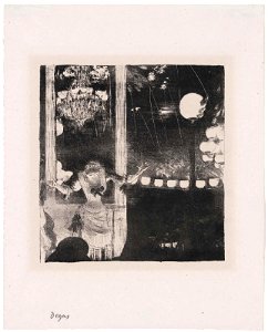 Degas - Mlle Bécat at the Café des Ambassadeurs, 60.258