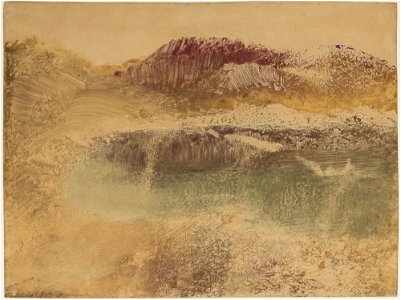 Degas - Paysage Roux, ca. 1890, 2001.69. Free illustration for personal and commercial use.