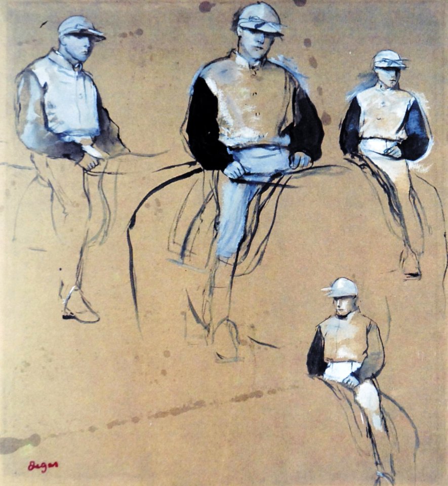 Degas - Stydies of Jockeys, 1866-1872