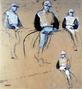 Degas - Stydies of Jockeys, 1866-1872