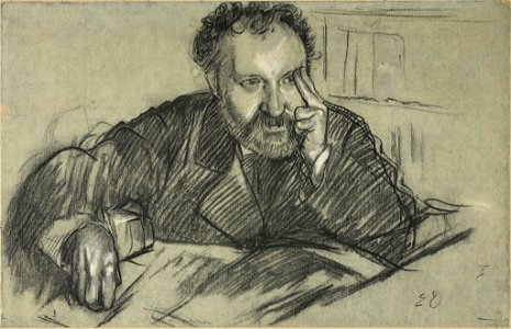 Degas - Study for Edmond Duranty (facsimile reproduction), 1943.808
