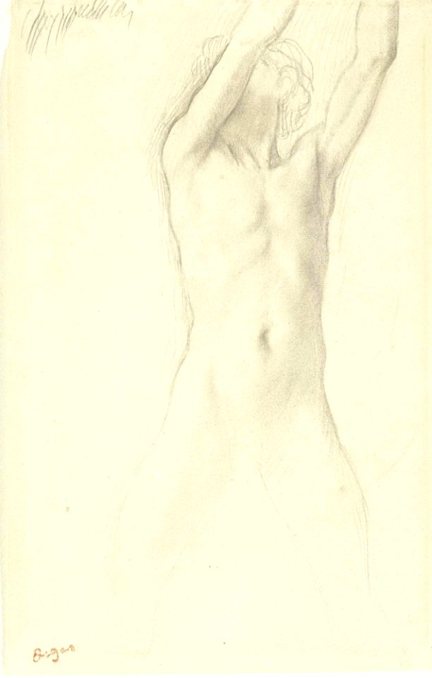 Degas - Nude Youth, 1860, 65.149