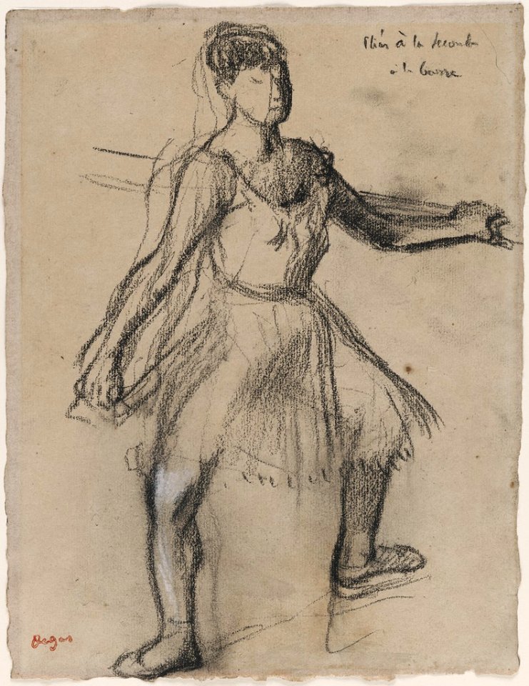 Degas - Plié in Second Position at the Barre, 2005.134