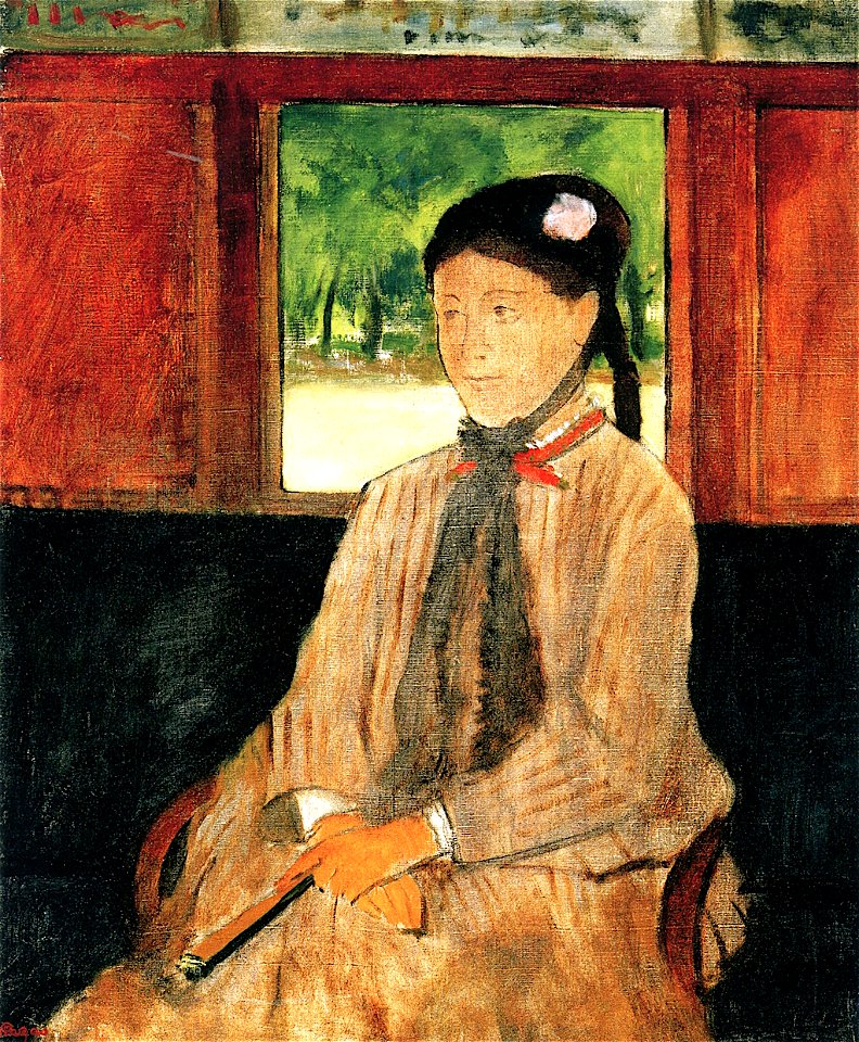 Degas - Portrait of a Woman, circa 1867-1872
