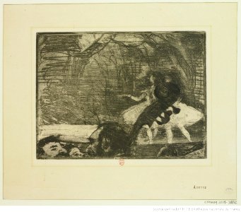 Degas - Sur la scène, 2e état de la 1er planche, btv1b10462051t