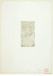 Degas - Portrait de Jenny Delavalette, d'après Ingres, btv1b10462057h