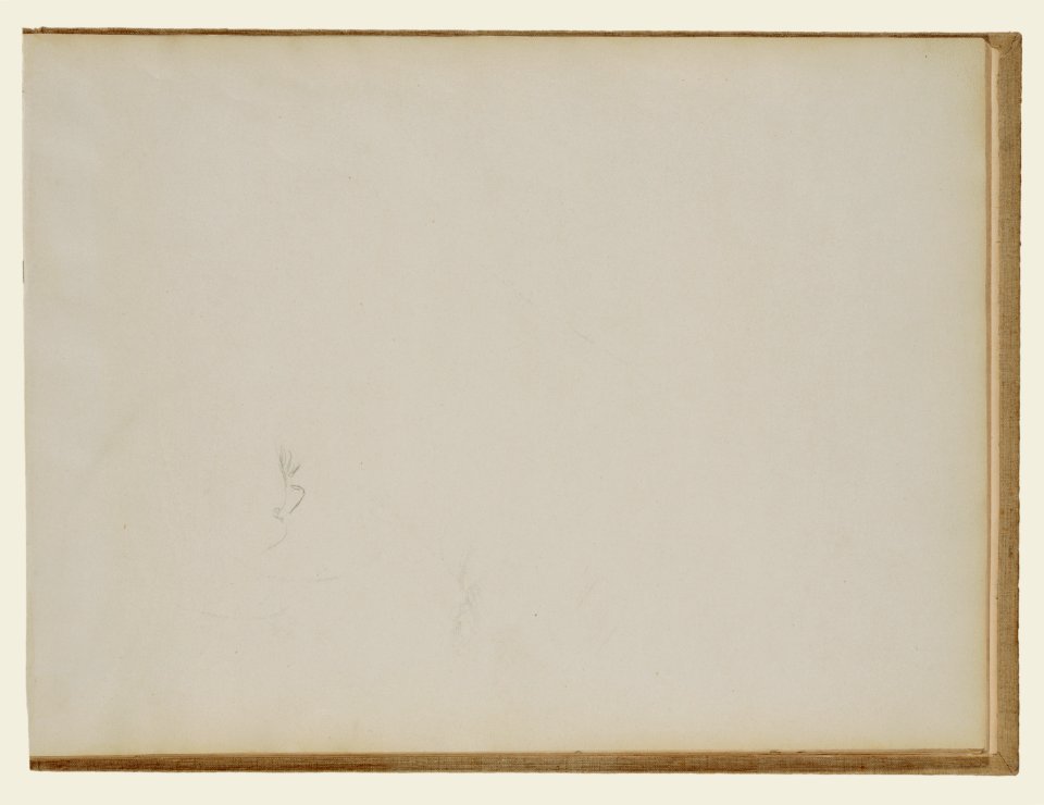 Degas - Sketch of Man's Head, 95.GD.35.26