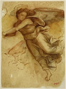 Degas - Schwebender Engel nach Luca Signorelli, 24122