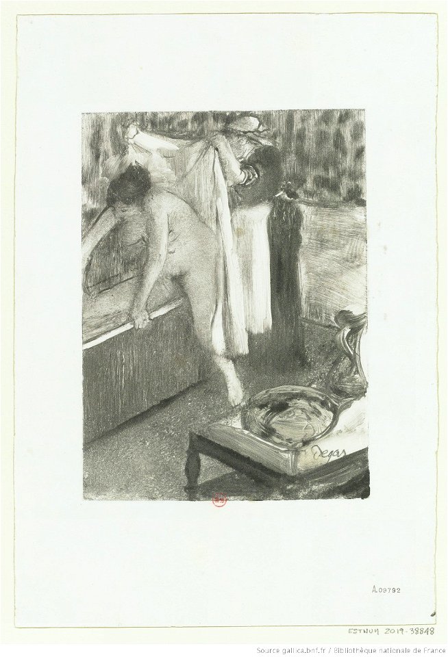Degas - Sortie du bain, btv1b104625097