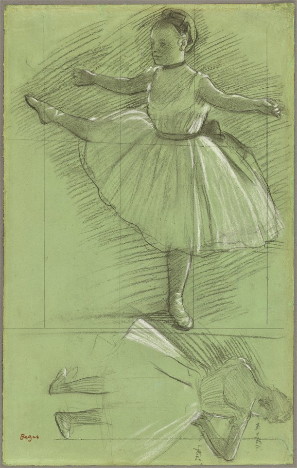 Degas - Two Studies of Dancers, 2017.75.2