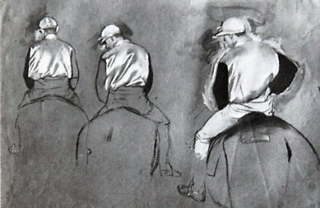 Degas - Three Jockeys, 1866-1872