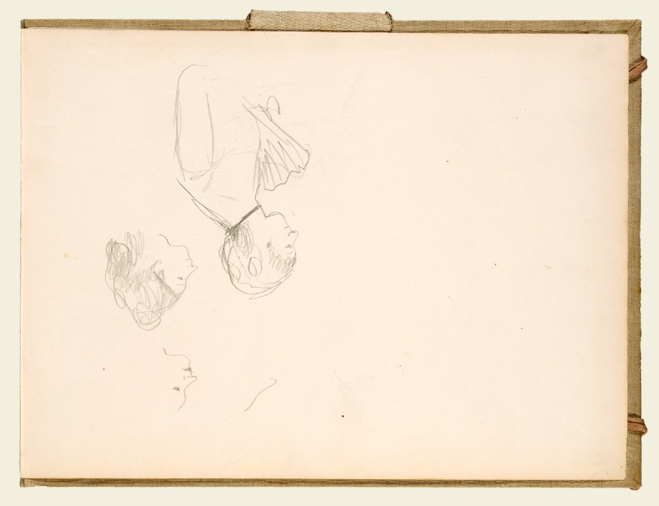Degas - Sketches of a Café Singer, 95.GD.35.38