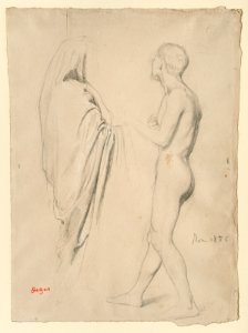 Degas - Study for Dante and Virgil, 1955.1403