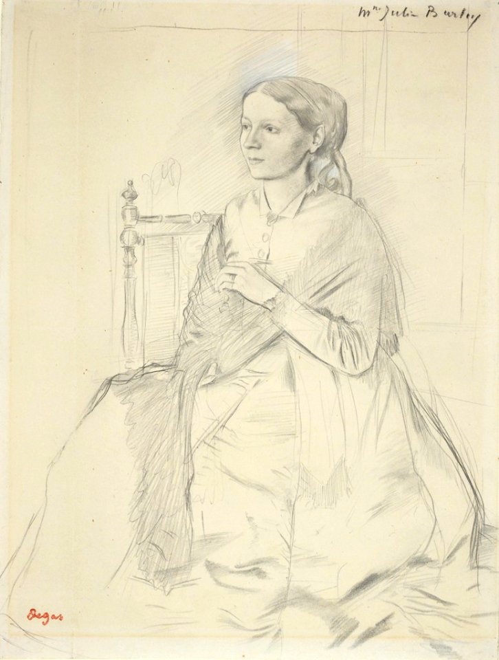 Degas - Study for Julie Burtey, 1965.254