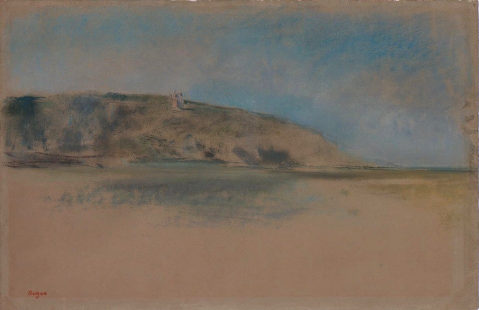 Degas - Sea at Low Tide, Circa 1869