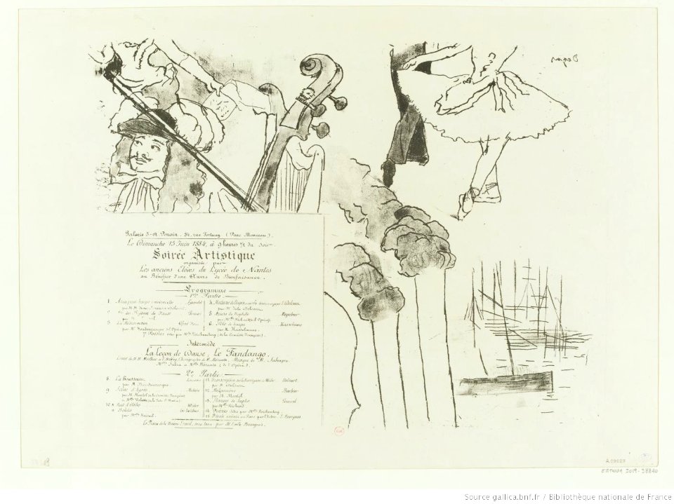 Degas - Soirée Artistique, btv1b104625169