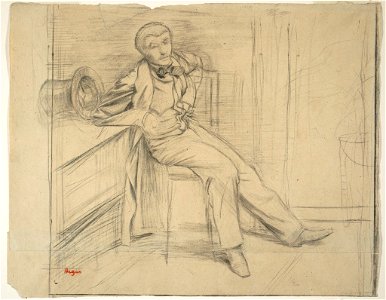 Degas - Study for James-Jacques-Joseph Tissot, 1930.17