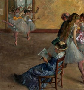 Degas - The Ballet Class, 1880-1881