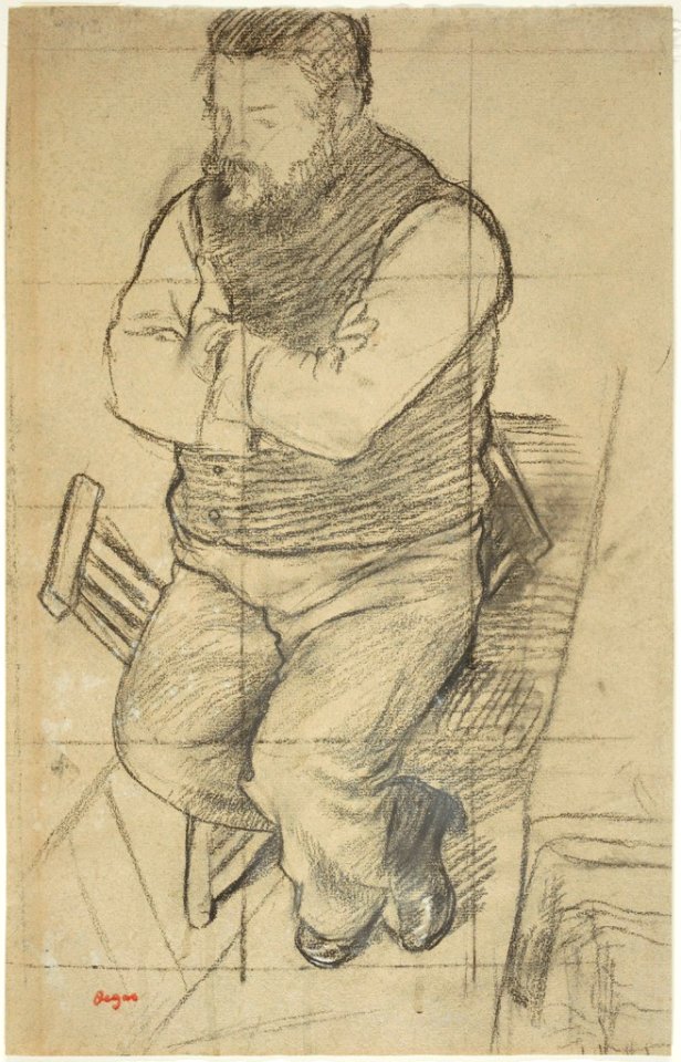 Degas - Study for Diego Martelli, 1965.256
