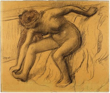 Degas - После ванны. Конец 1880-х — начало 1890-х гг