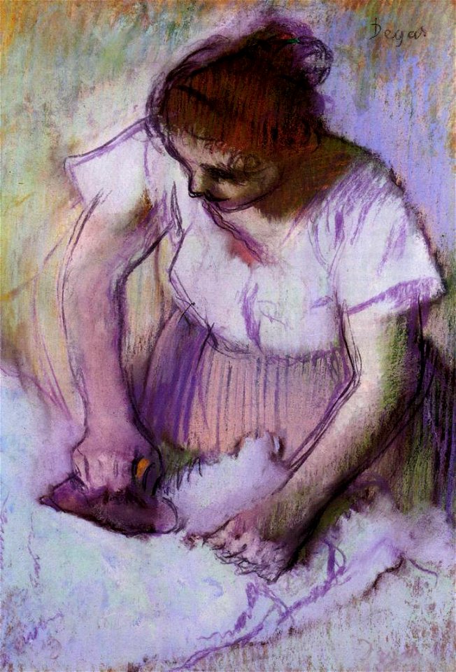 Degas - Woman Ironing, circa 1882-1886