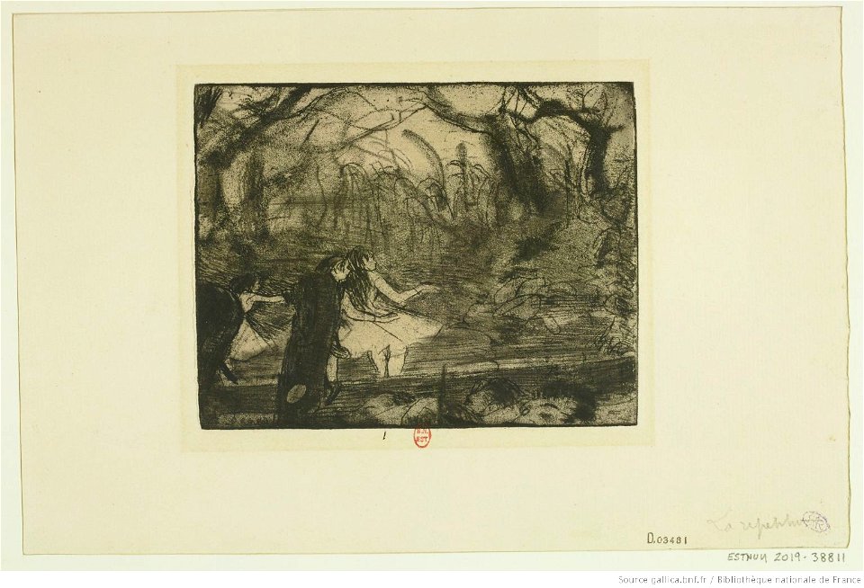 Degas - Sur la scène, 3e état de la 3e planche, btv1b104620528