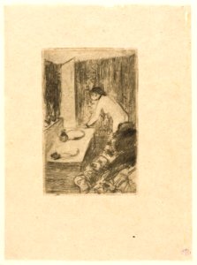 Degas - The Little Dressing Room, 1955.1100