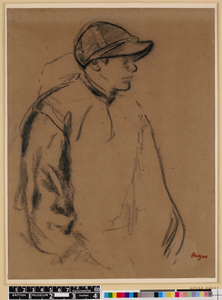 Degas - Study of a jockey, 1920,0420.14
