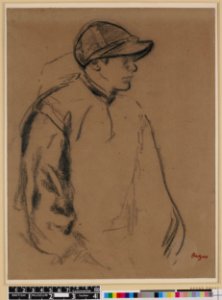 Degas - Study of a jockey, 1920,0420.14