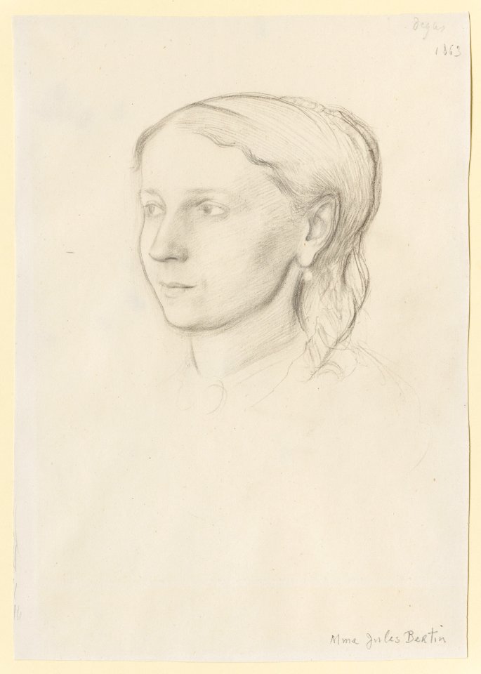 Degas - Study for Madame Julie Burtey, 1955.1406