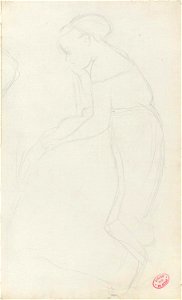 Degas - Young Girl Kneeling (partially draped), 2009-70-1