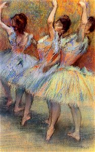 Degas - Three Dancers, circa 1888-1893