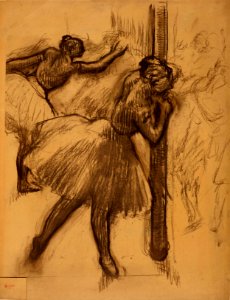 Edgar Degas - Danseuse, appuyée à une colonne (1895-98)