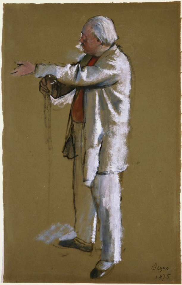 Degas - The Ballet Master, Jules Perrot, 1875