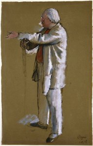 Degas - The Ballet Master, Jules Perrot, 1875
