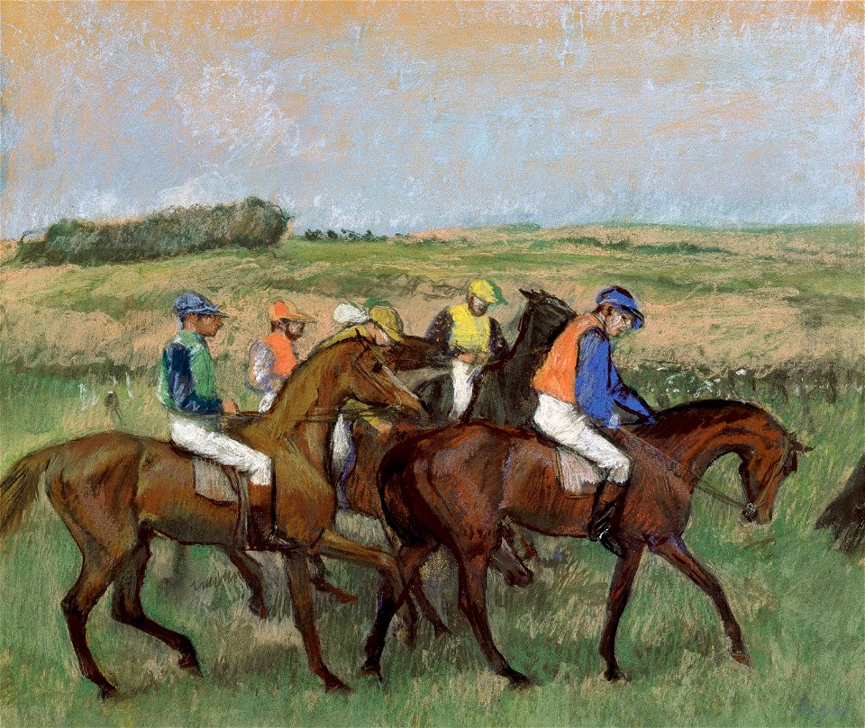 Edgar Degas - Les Courses (ca. 1885)