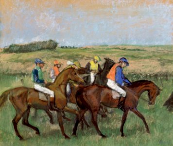 Edgar Degas - Les Courses (ca. 1885)
