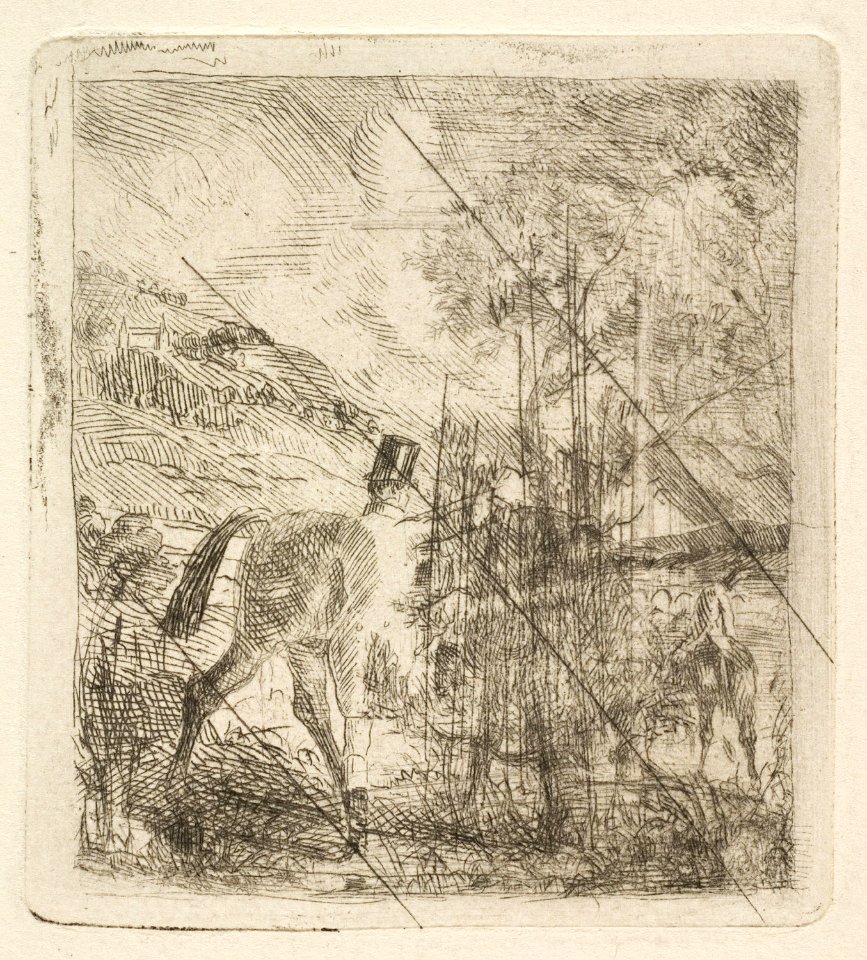 Degas - The Sportsman Mounting His Horse, 2003-156-2