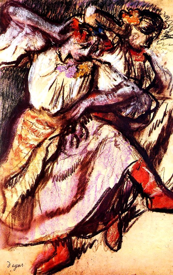 Degas - Two Russian Dancers, 1895