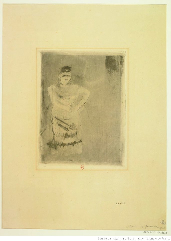 Degas - Une chanteuse, 2e état, btv1b10462041d
