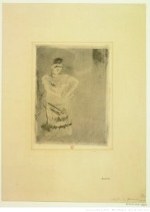 Degas - Une chanteuse, 2e état, btv1b10462041d