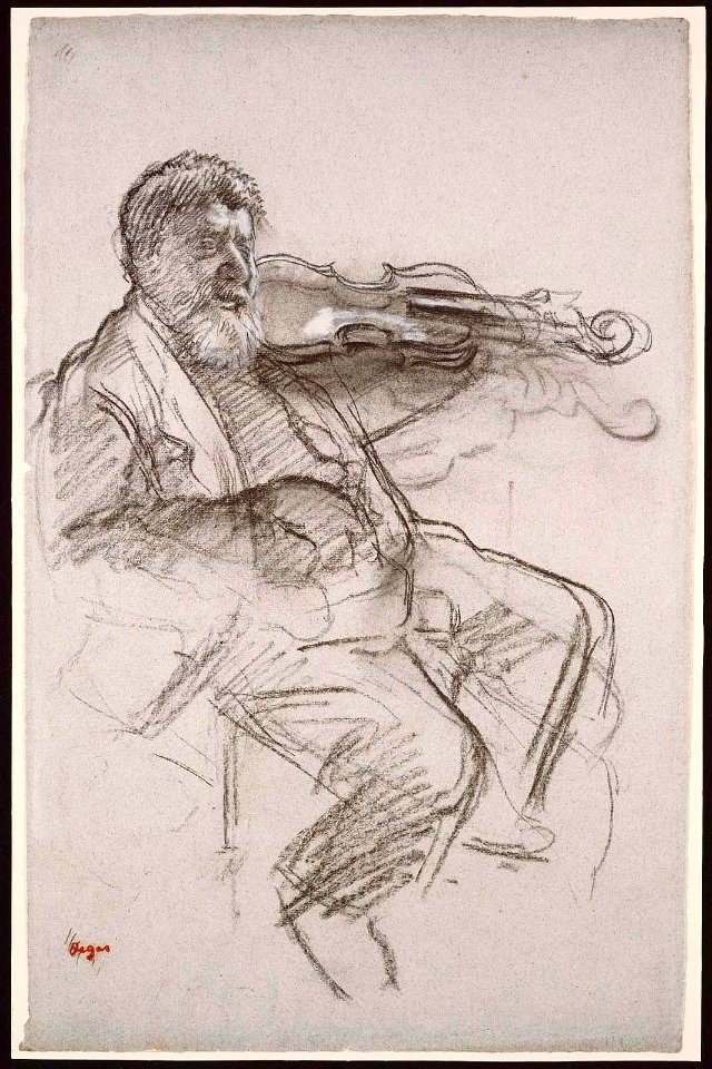 Degas - The Violinist, 58.1263