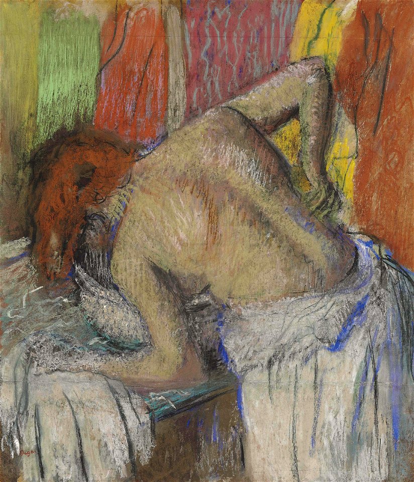 Edgar Degas, Femme s’épongeant le dos. Christie's